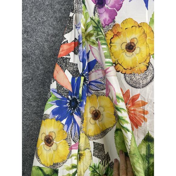 Craig Taylor Sun Dress Caroline Bright Floral Print Sleeveless Women's Small - Picture 15 of 16